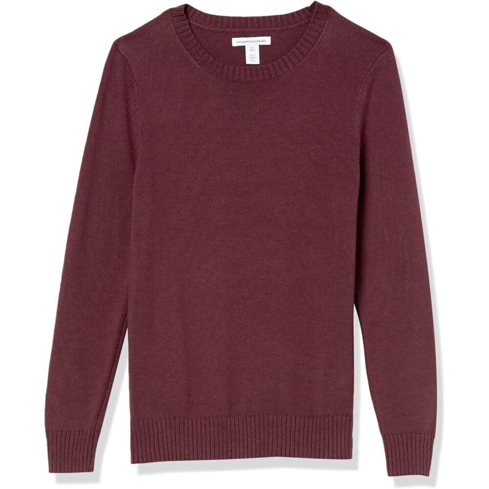 Women's Cotton Crewneck Sweater Plus Size Casual Warm Lightweight - Picture 6 of 7